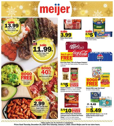 Meijer Ad Circular 12 26 01 04 2025 Rabato