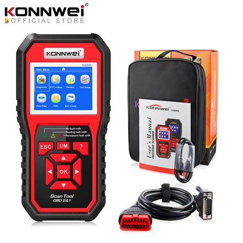 Konnwei Obd Obd Automotive Scanner Fault Code Reader Car Diagnostic