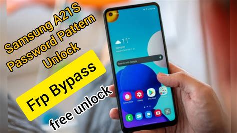 Samsung A S Frp Bypass And Password Pattern Unlock Free Youtube