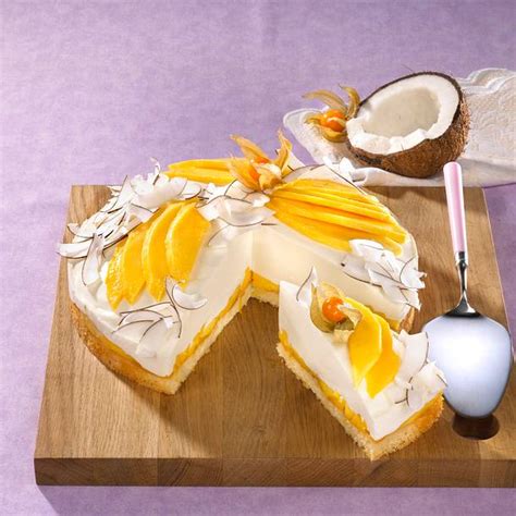 Mango Kokos Torte Rezept Lecker