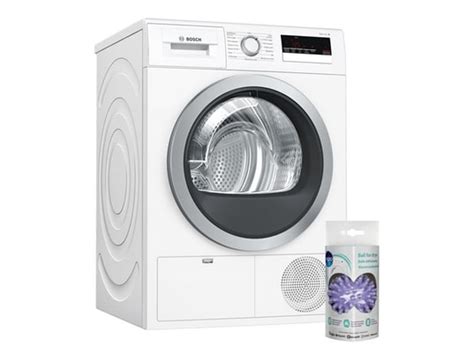 Sèche Linge Frontal Condensation 7kg B Electronique Tambour 112l Départ Différé Bosch