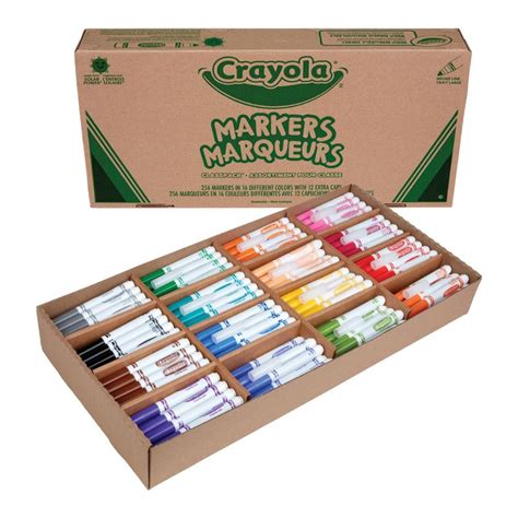 256 Crayola® Broad Line Markers