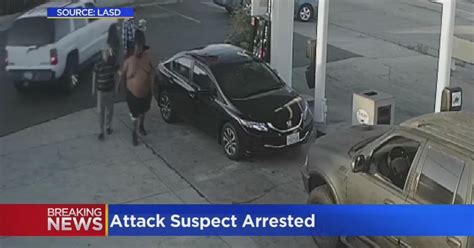 Suspect In Random Attack At Gardena Gas Station Arrested Cbs Los Angeles