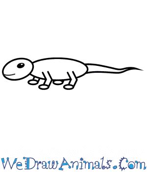 How to Draw a Simple Lizard for Kids