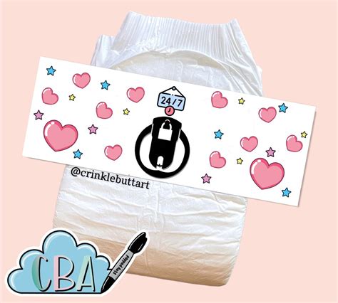 Abdl Diaper Tape Chastity Symbol Etsy