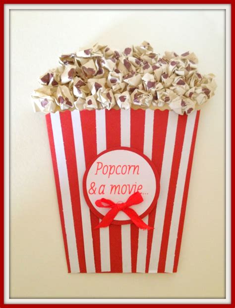 Catchy Challenges A Popcorn Card In Just Rs 9 For The Thrifty Crafter