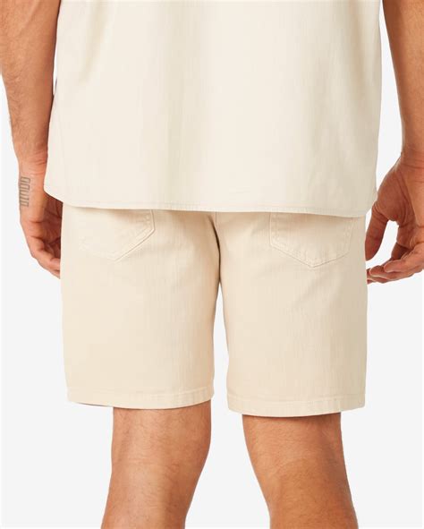 Riachuelo Short Jeans Color Masculino Slim Khaki Pool By Riachuelo