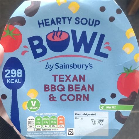 Sainsbury S Hearty Soup Bowl Texan BBQ Bean Corn Reviews Abillion