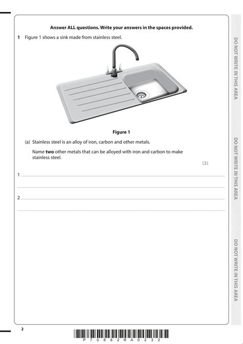 Solution Edexcel A Level Design Technology Question Paper 1 June 2022