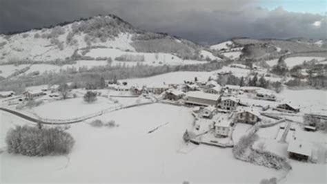 La Nieve En Gorriti Navarra A Vista De Dron Youtube