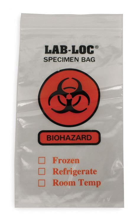 Mil Thick Low Density Polyethylene Specimen Transfer Bag Tzy