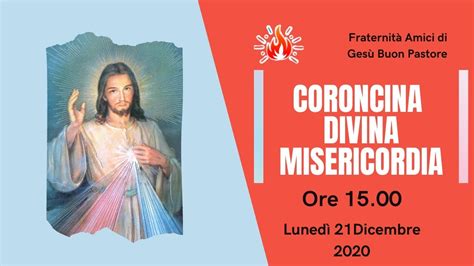 ore 15 00 Coroncina alla Divina Misericordia Fraternità Amici di Gesù