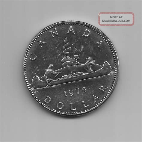 1975 - Canada - Lightly Circulated One Dollar Coin - Canadian Dollar