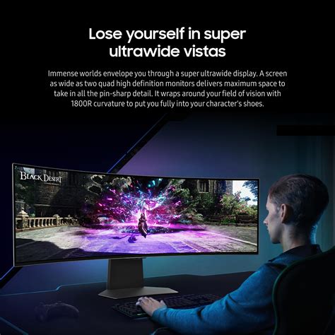 SAMSUNG 49 Odyssey OLED G9 G95SC Series Curved Smart Gaming Monitor