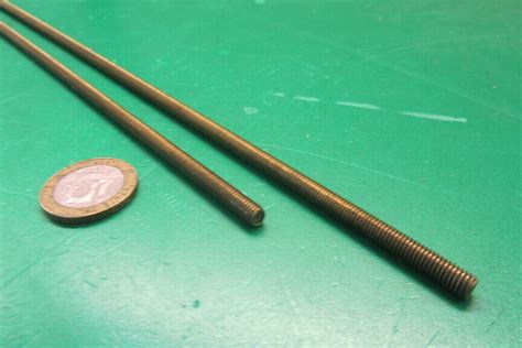 Threaded Brass Rods Rh 10 32 X 3 Foot Length 2 Units Ebay