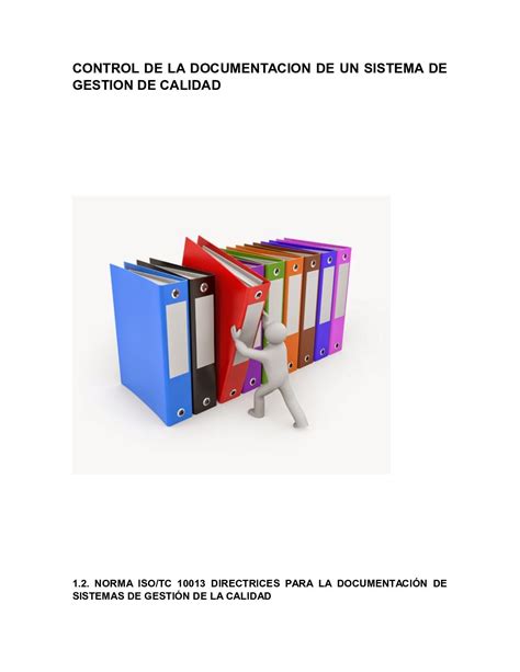 Calam O Informacion Documentada Del Sistema De Gesti N De Calidad