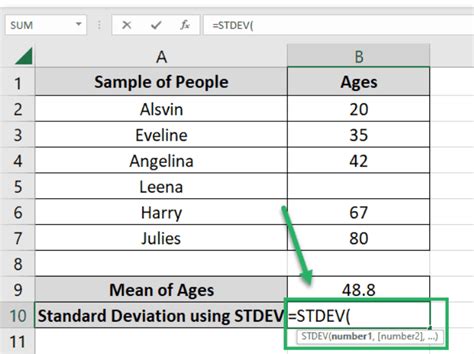 How To Do Standard Deviation In Excel Earn And Excel