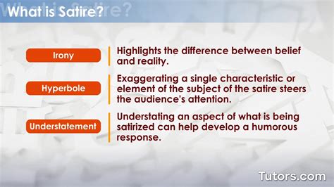 Satire Definition Types And Examples Off