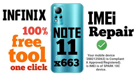 Infinix Note 11 Imei Repair Infinix X663 Imei Repair Infinix Hot 11