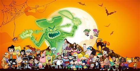 Nickelodeon Halloween Tradition By Aaronhardy523 On Deviantart