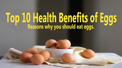 Top 10 Health Benefits Of Eggs Reasons Why You Should Eat Eggs Youtube