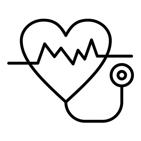 Cardiology Line Icon Vector Art At Vecteezy