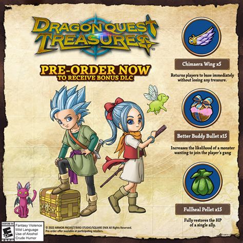 Dragon Quest Treasures Detalhes para os tesouros e como encontrá los