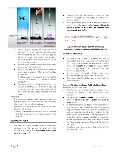 SOLUTION Acid Base Titrations Studypool