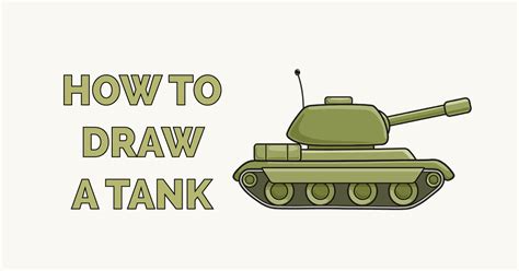 How To Draw A Tank Easy For Beginners