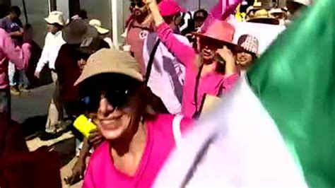 INE investigará los gastos en la marcha de la oposición Marea Rosa