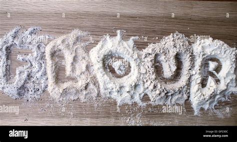 Word of flour hi-res stock photography and images - Alamy