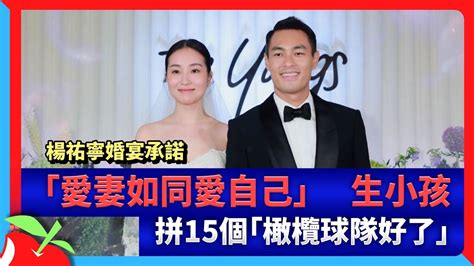 楊祐寧婚宴承諾「愛妻如同愛自己」 生小孩拼15個「橄欖球隊好了」 台灣新聞 Taiwan 蘋果新聞網 Youtube