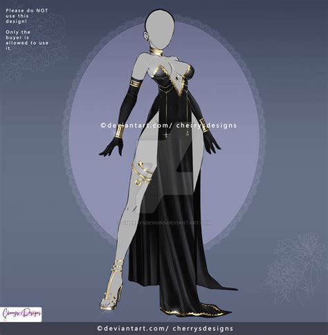 Closed 24h Auction Outfit Adopt 1487 By Cherrysdesigns On Deviantart