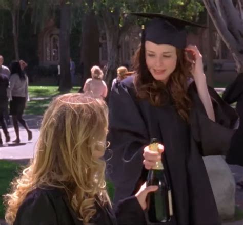 Gilmore Girls Season 7 Episode 21 Unto The Breach Graduation Yale Paris Geller And Rory Gilmore