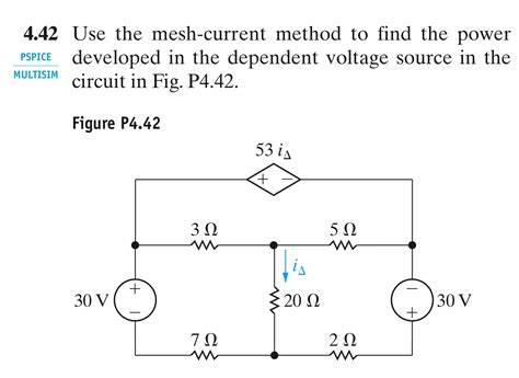 Solved Use The Node Voltage Method To Find The Power Chegg