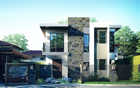 Philippine Modern House Design With Floor Plan Floor Roma