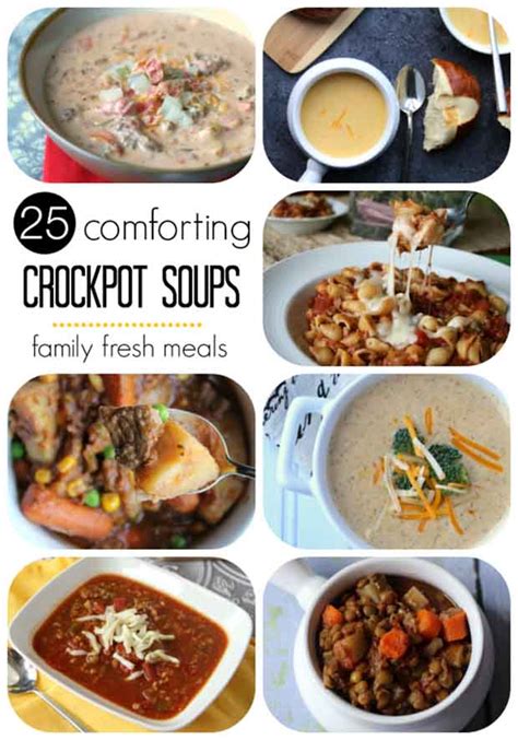 25 Comforting Crockpot Soups and Stews