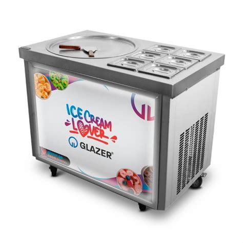 M Quina De Helado Frito Con Led Glazer Gf B T