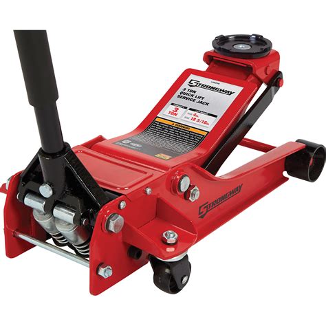 Strongway Ton Hydraulic Quick Lift Low Profile Floor Jack Northern