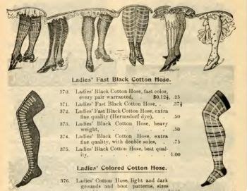 Victorian Stockings Socks Hosiery Tights History Stockings