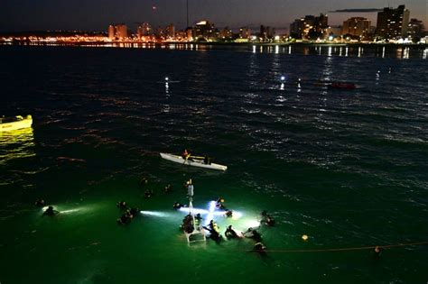 Puerto Madryn Volvió el único e impactante vía crucis submarino del