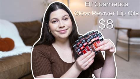 New Elf Cosmetics Glow Reviver Lip Oils Review Try On Are They Worth