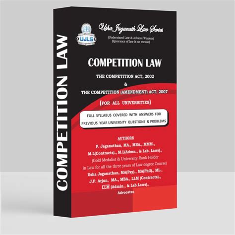 Competition Law Usha Jaganath Law Series