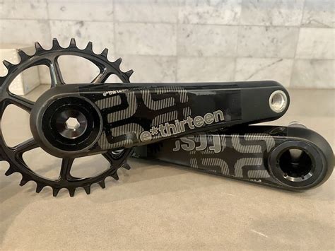 2022 E Thirteen TRS Race Carbon Crankset 30T 170mm E13 For Sale