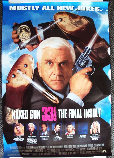 Naked Gun Poster Leslie Nielsen Anna Nicole Smith