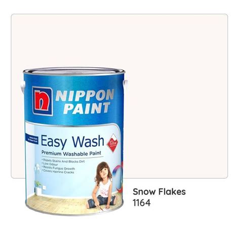 Wall Paint Nippon Snowflakes L Everything Else On Carousell