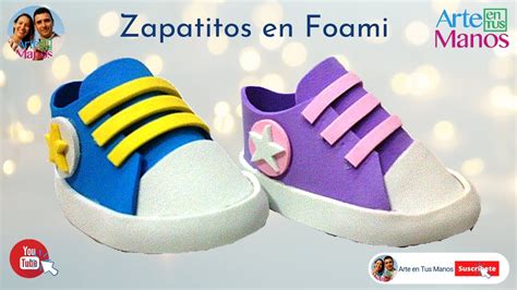 Casa Comiendo Instituto Zapatitos Goma Eva Para Bautizo Diferente A