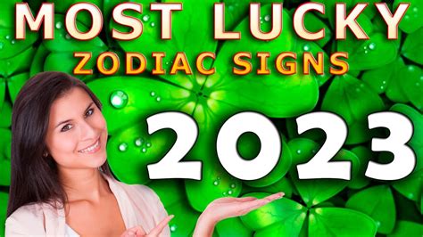 Most Lucky Zodiac Signs Of 2023 YouTube