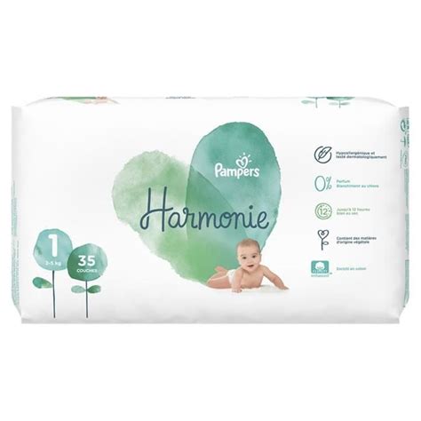 Lot De Pampers Harmonie Taille Kg Couches Cdiscount