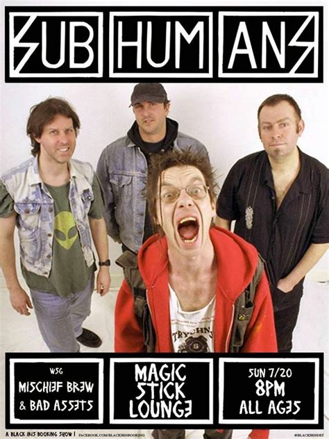 Hip In Detroit Win Tickets To See Subhumans At The Magic Stick